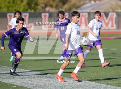 Thumbnail 3 in Arizona College Prep vs Queen Creek (Coyote Classic Tournament) photogallery.
