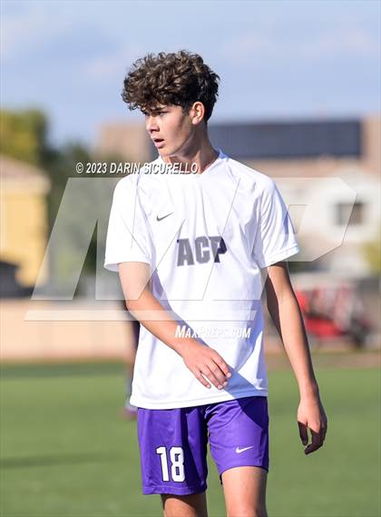 Thumbnail 2 in Arizona College Prep vs Queen Creek (Coyote Classic Tournament) photogallery.