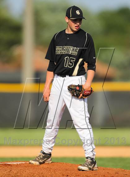 Thumbnail 2 in East Central vs Shelbyville (IHSAA 4A Sectional Playoff) photogallery.