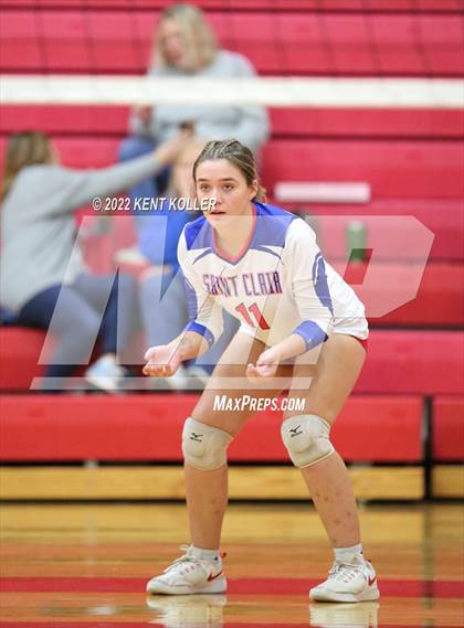 Thumbnail 1 in Regina vs St. Clair (Chippewa Valley Tournament) photogallery.