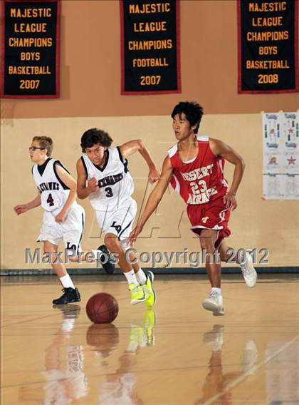 Thumbnail 1 in Desert Mirage vs La Quinta (MaxPreps Holiday Classic) photogallery.