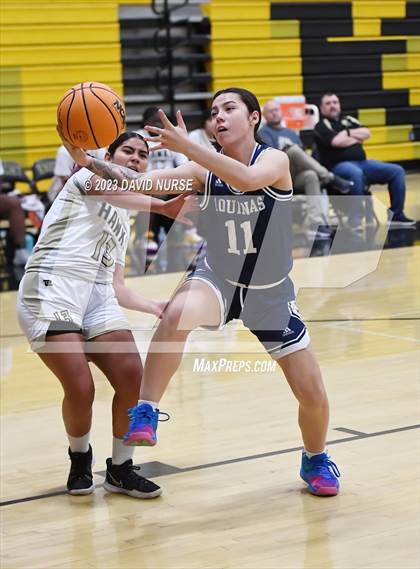 Thumbnail 3 in Aquinas @ Knight (CIF Div 4AA Round 2) photogallery.