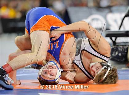 Thumbnail 3 in WIAA 3A 145 LB Championship  photogallery.