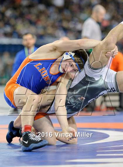 Thumbnail 1 in WIAA 3A 145 LB Championship  photogallery.