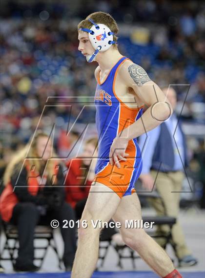 Thumbnail 3 in WIAA 3A 145 LB Championship  photogallery.