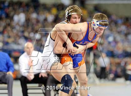 Thumbnail 3 in WIAA 3A 145 LB Championship  photogallery.