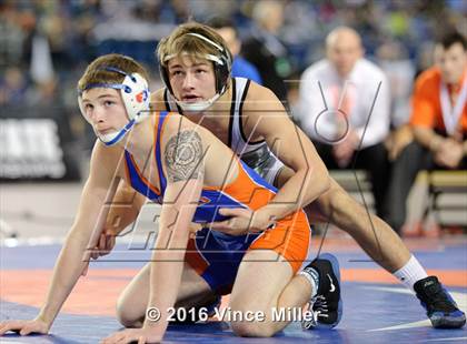 Thumbnail 2 in WIAA 3A 145 LB Championship  photogallery.