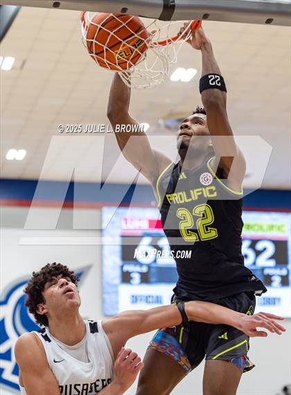 Thumbnail 2 in Prolific Prep vs Long Island Lutheran (Chipotle Nationals Quarterfinal) photogallery.