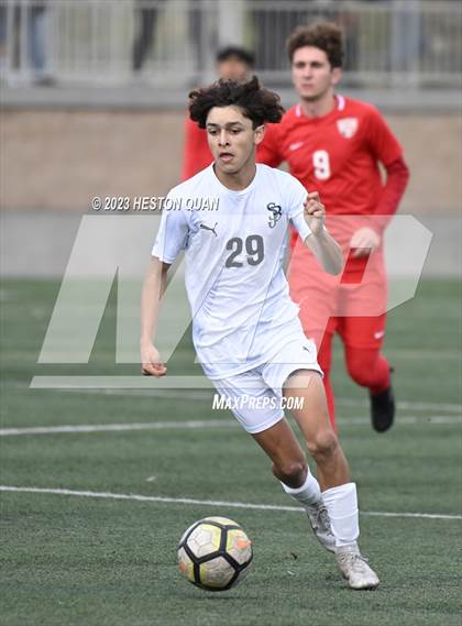 Thumbnail 1 in St. John Bosco vs. Tesoro (Laguna Hills Tournament) photogallery.