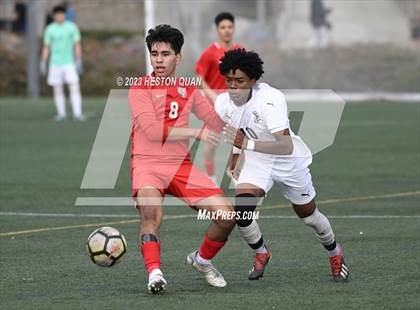 Thumbnail 2 in St. John Bosco vs. Tesoro (Laguna Hills Tournament) photogallery.