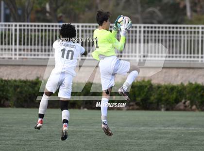 Thumbnail 1 in St. John Bosco vs. Tesoro (Laguna Hills Tournament) photogallery.