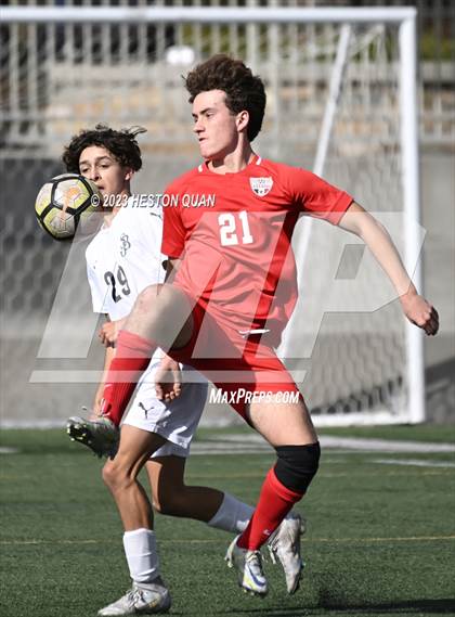 Thumbnail 2 in St. John Bosco vs. Tesoro (Laguna Hills Tournament) photogallery.