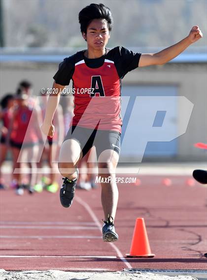 Thumbnail 1 in Alta Loma vs. Colony @ Ayala Tri Meet photogallery.