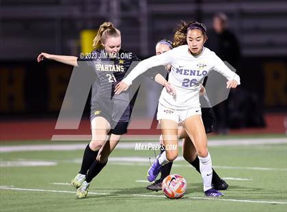 Thumbnail 3 in Menlo School @ Mountain View (CCS Open Division Quarterfinal) photogallery.
