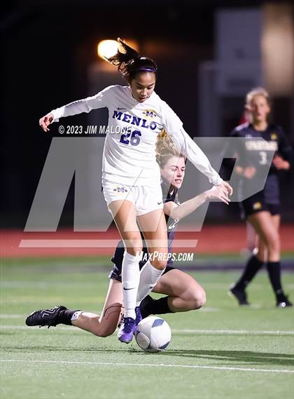 Thumbnail 2 in Menlo School @ Mountain View (CCS Open Division Quarterfinal) photogallery.