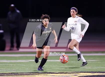 Thumbnail 3 in Menlo School @ Mountain View (CCS Open Division Quarterfinal) photogallery.