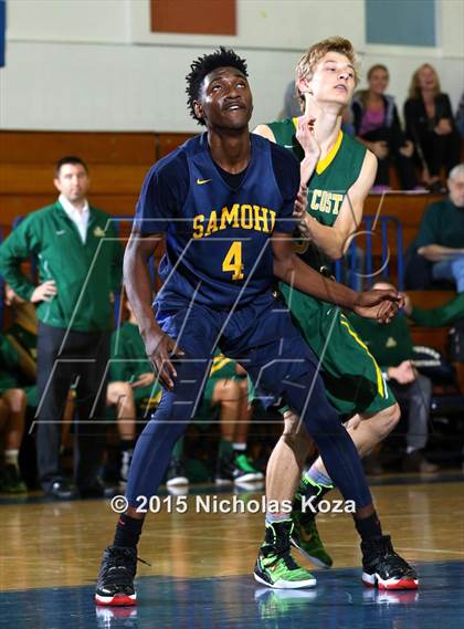 Thumbnail 2 in Mira Costa vs. Santa Monica (El Segundo Tournament) photogallery.