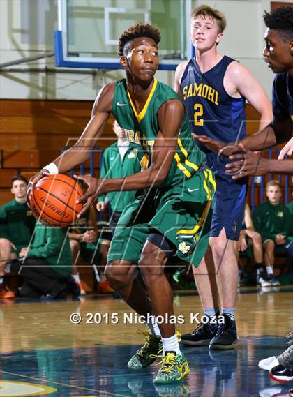 Thumbnail 3 in Mira Costa vs. Santa Monica (El Segundo Tournament) photogallery.