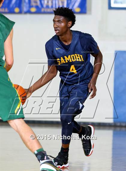 Thumbnail 2 in Mira Costa vs. Santa Monica (El Segundo Tournament) photogallery.