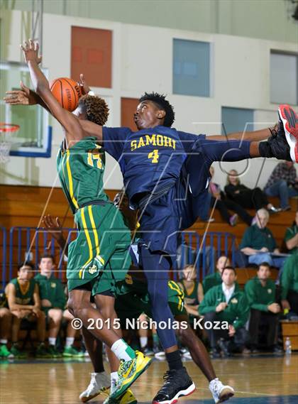 Thumbnail 3 in Mira Costa vs. Santa Monica (El Segundo Tournament) photogallery.