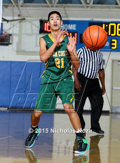 Thumbnail 2 in Mira Costa vs. Santa Monica (El Segundo Tournament) photogallery.