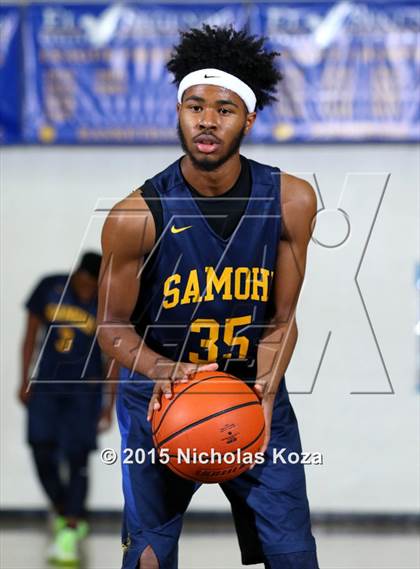 Thumbnail 3 in Mira Costa vs. Santa Monica (El Segundo Tournament) photogallery.