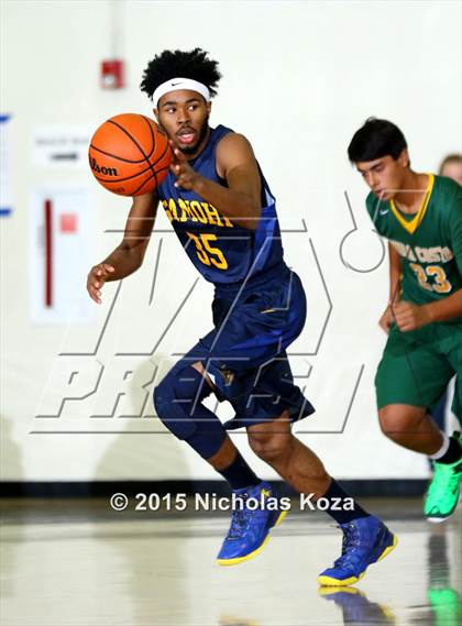 Thumbnail 3 in Mira Costa vs. Santa Monica (El Segundo Tournament) photogallery.