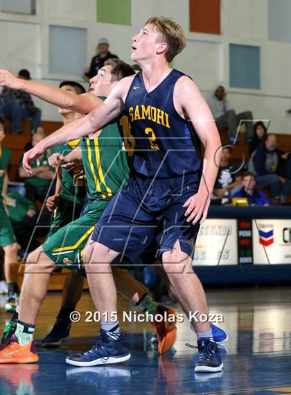 Thumbnail 3 in Mira Costa vs. Santa Monica (El Segundo Tournament) photogallery.