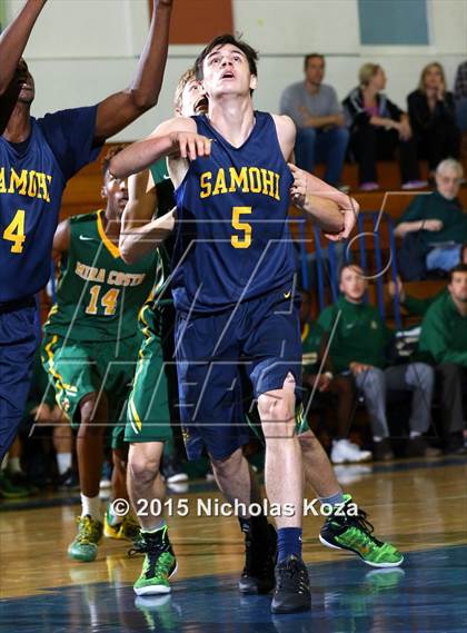 Thumbnail 2 in Mira Costa vs. Santa Monica (El Segundo Tournament) photogallery.