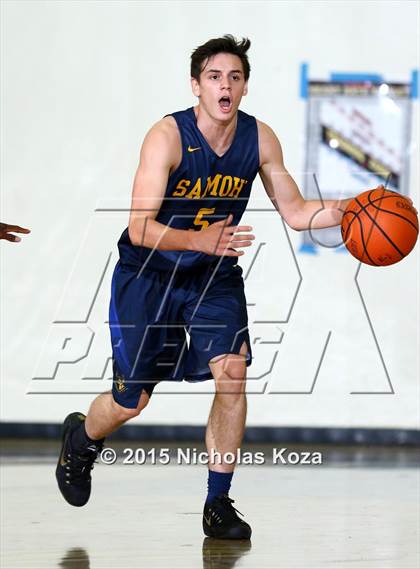 Thumbnail 2 in Mira Costa vs. Santa Monica (El Segundo Tournament) photogallery.