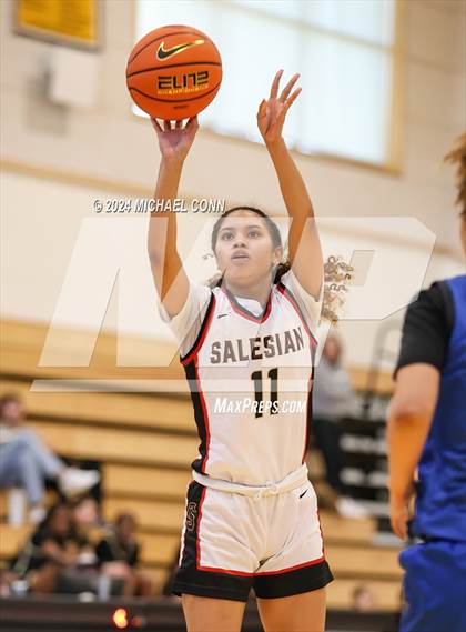 Thumbnail 2 in Priory vs. Salesian College Preparatory (O'Dowd MLK Classic) photogallery.
