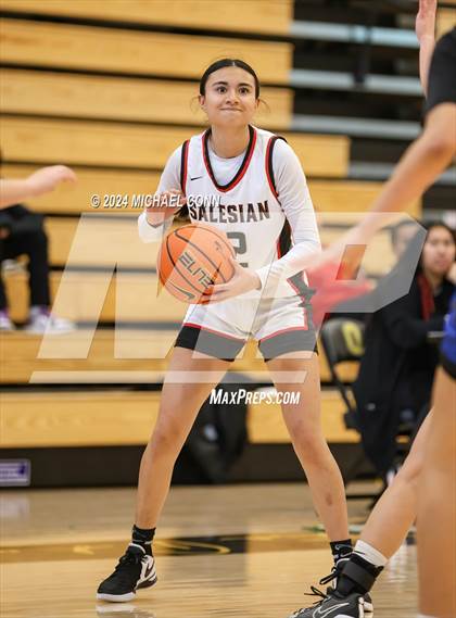 Thumbnail 2 in Priory vs. Salesian College Preparatory (O'Dowd MLK Classic) photogallery.