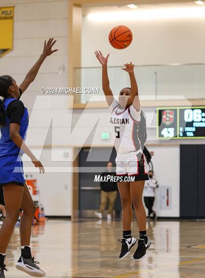 Thumbnail 1 in Priory vs. Salesian College Preparatory (O'Dowd MLK Classic) photogallery.