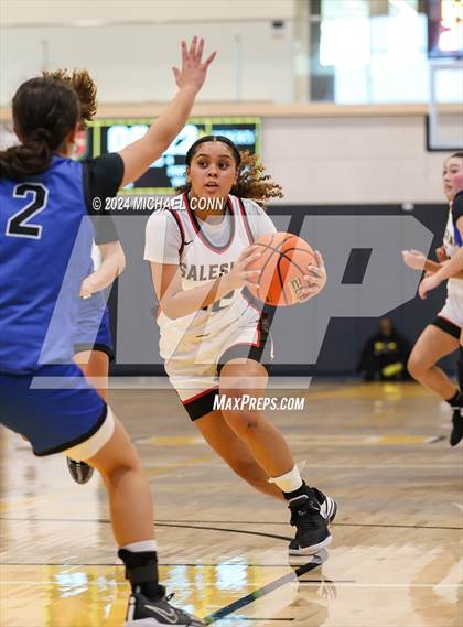 Thumbnail 2 in Priory vs. Salesian College Preparatory (O'Dowd MLK Classic) photogallery.