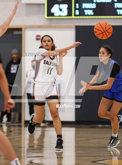 Thumbnail 2 in Priory vs. Salesian College Preparatory (O'Dowd MLK Classic) photogallery.