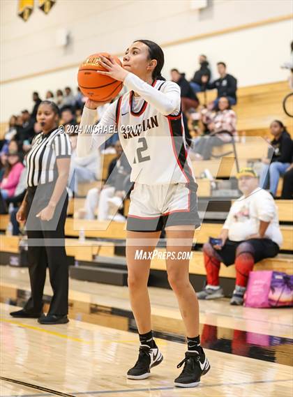 Thumbnail 1 in Priory vs. Salesian College Preparatory (O'Dowd MLK Classic) photogallery.