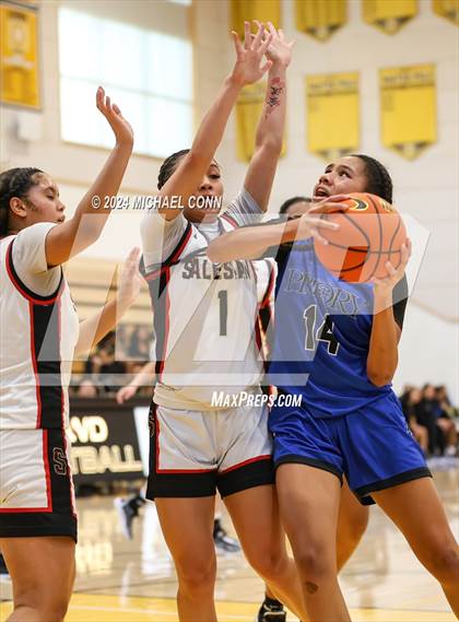 Thumbnail 3 in Priory vs. Salesian College Preparatory (O'Dowd MLK Classic) photogallery.
