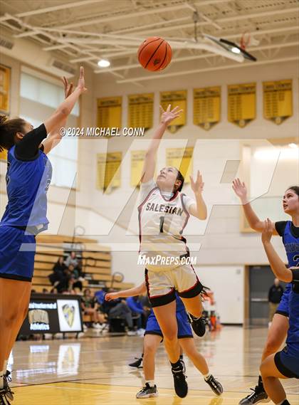 Thumbnail 1 in Priory vs. Salesian College Preparatory (O'Dowd MLK Classic) photogallery.