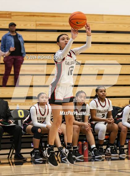 Thumbnail 1 in Priory vs. Salesian College Preparatory (O'Dowd MLK Classic) photogallery.