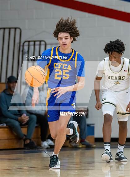 Thumbnail 1 in Gray's Creek vs. Cape Fear Christian Academy (MLK Dream Jam 2024) photogallery.