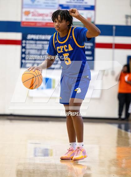 Thumbnail 1 in Gray's Creek vs. Cape Fear Christian Academy (MLK Dream Jam 2024) photogallery.