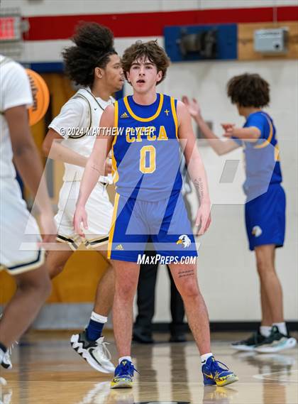 Thumbnail 2 in Gray's Creek vs. Cape Fear Christian Academy (MLK Dream Jam 2024) photogallery.