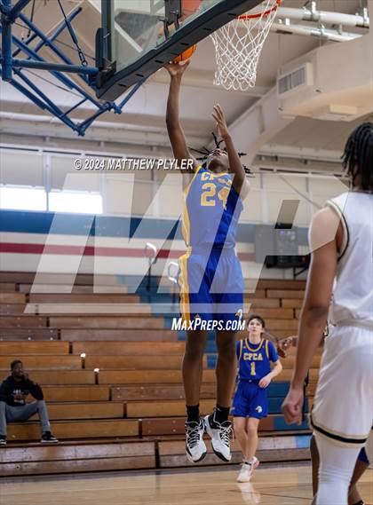 Thumbnail 2 in Gray's Creek vs. Cape Fear Christian Academy (MLK Dream Jam 2024) photogallery.