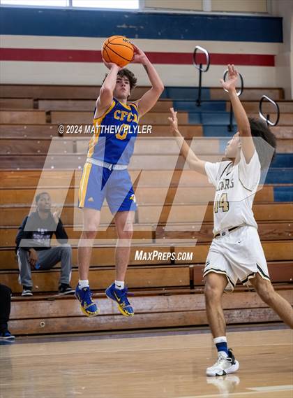 Thumbnail 1 in Gray's Creek vs. Cape Fear Christian Academy (MLK Dream Jam 2024) photogallery.