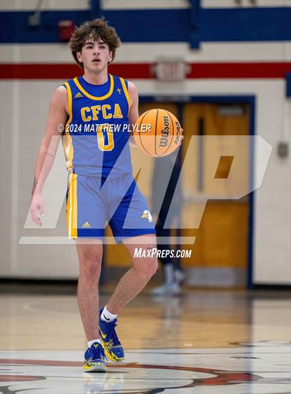 Thumbnail 3 in Gray's Creek vs. Cape Fear Christian Academy (MLK Dream Jam 2024) photogallery.