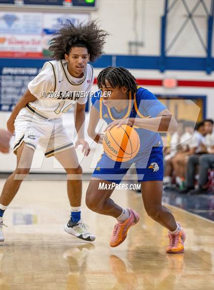 Thumbnail 3 in Gray's Creek vs. Cape Fear Christian Academy (MLK Dream Jam 2024) photogallery.