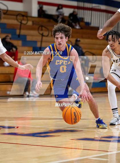 Thumbnail 3 in Gray's Creek vs. Cape Fear Christian Academy (MLK Dream Jam 2024) photogallery.