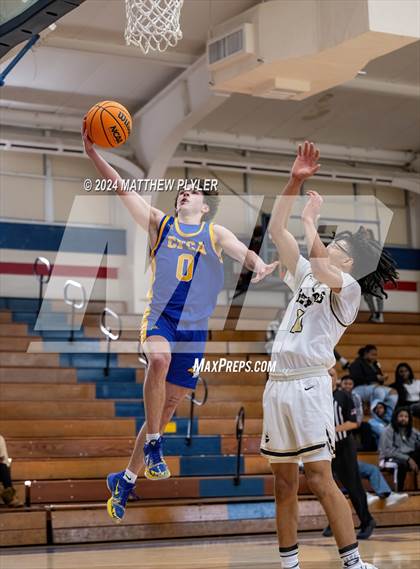 Thumbnail 1 in Gray's Creek vs. Cape Fear Christian Academy (MLK Dream Jam 2024) photogallery.