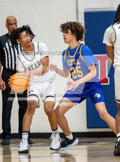Thumbnail 2 in Gray's Creek vs. Cape Fear Christian Academy (MLK Dream Jam 2024) photogallery.