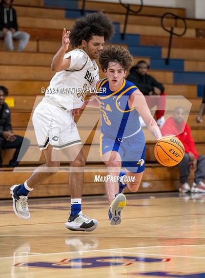 Thumbnail 2 in Gray's Creek vs. Cape Fear Christian Academy (MLK Dream Jam 2024) photogallery.